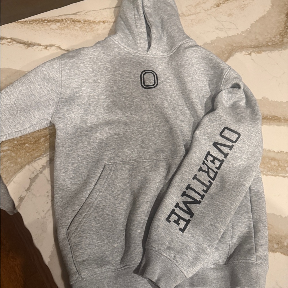 Kids Gray Overtime Hoodie